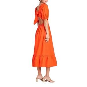 Who What Wear Dress Orange Medium